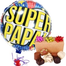 Father's Day balloon + 300 grams of chocolates (Fathers Day balloon + chocolates 300 grams)